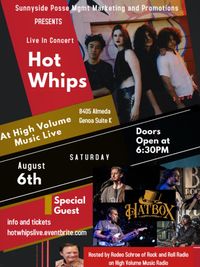 POSTPONED! - Hot Whips featuring Hatbox
