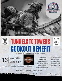 Tunnels to Towers Cookout Benefit