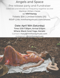 Pre-release party + fundraiser for my new album "Angels & Space"
