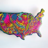 Neon Avenue* - American Tune Pin Art