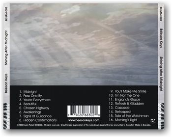 Shining After Midnight CD (back)
