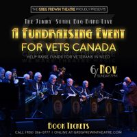 Fundraiser for VETS Canada-The Jimmy Stahl Big Band LIVE