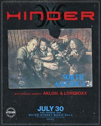 Hinder with Loveboxx and Akloh