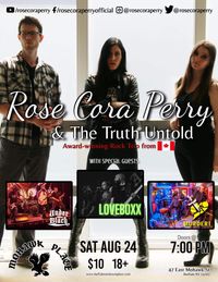 Rose Cora Perry with Loveboxx, Murder!, and Under The Black