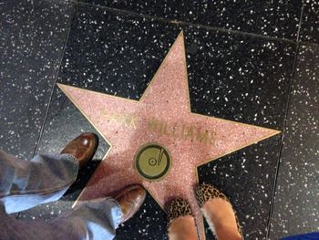 with Ron Slimm in Hollywood, CA outside that pizza slice place
