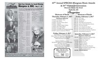 43rd Annual SPBGMA Bluegrass Music Awards & 34th National Convention