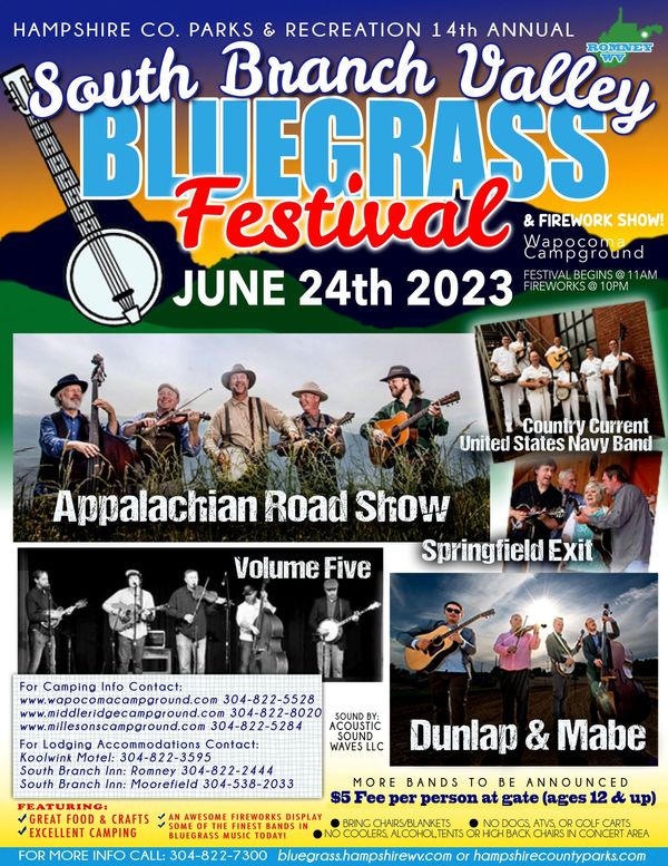 South Branch Bluegrass Festival @ Wapacoma Campground - Jun 24, 2023, 2 ...