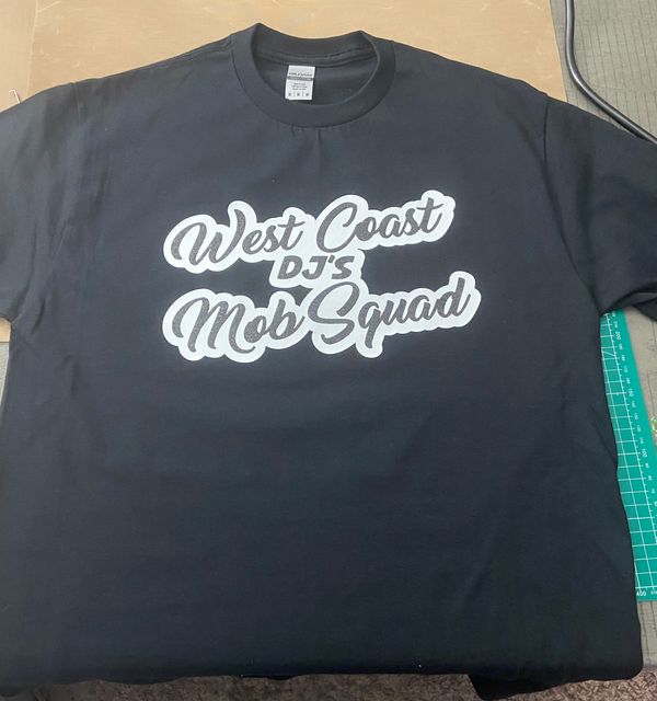 West Coast Dj's Mob Squad Black T-Shirt - DJ LYRIX