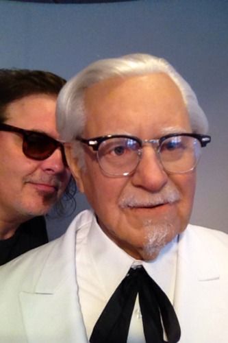 photo-bombing the Colonel
