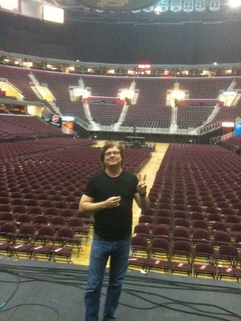 Peace from the Quicken Loans Arena in Cleveland, Ohio. March 2010
