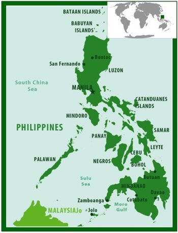 Map of the Philippines...

