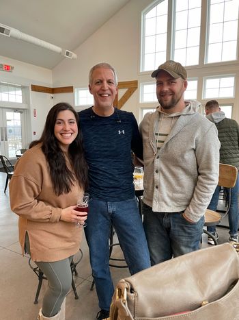 Couple at Tin Barn Brewing FLX
