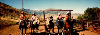 Rimrock Ranch, goofing off 1992

