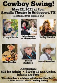 "Cowboy Swing Show" - Adult Tickets