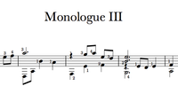 Monologue III (.pdf)