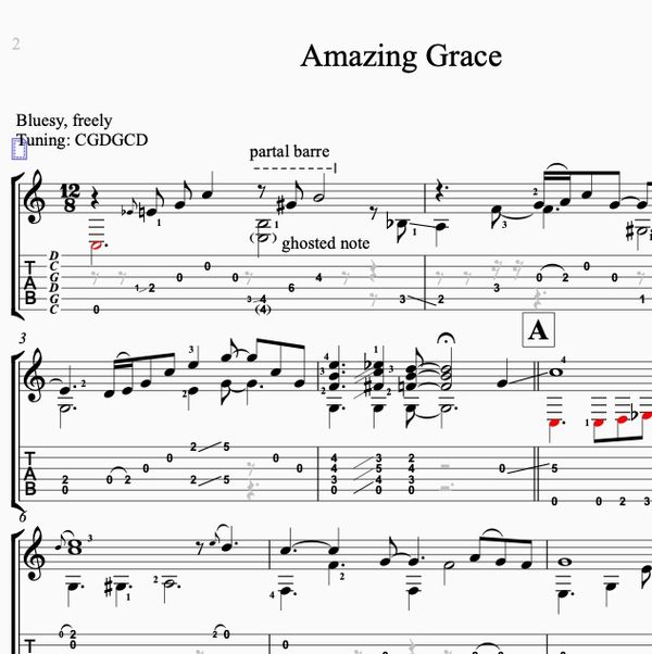 Amazing Grace (Orkney Tuning)