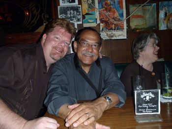 Me and sax great Ernie Watts in 2014 - Los Angeles, CA 2014

