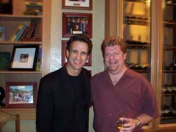 Eric Marienthal and me at Spaghettini's in 2011
