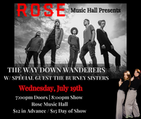 WDW @ Rose Music Hall ft The Burney Sisters