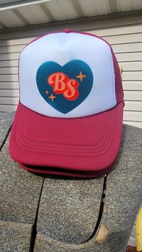 Blue Retro BS Trucker Hat
