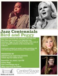 Jazz Centennials: Bird and Peggy Lee