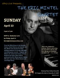 Eric Mintel Quartet at Steinway Gallery-Greenville