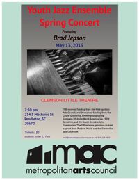 Youth Jazz Ensemble Spring Concert featuring Brad Jepson