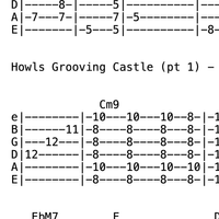 Guitar Tabs for Howl's Grooving Castle