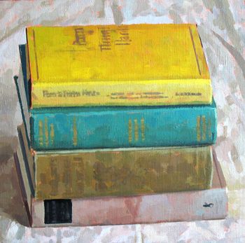 'Still Life with Books' Private Collection
