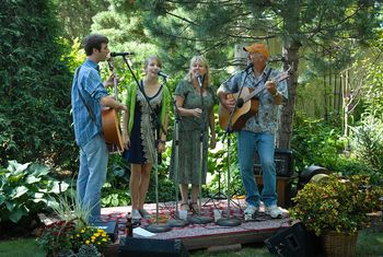 Garden Concert at Steve & Pauline Danielson's home
(Joe, Hannah, Kathy, Tim)
