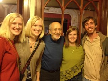 With Peter Yarrow, October 2012
