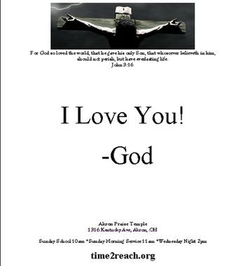 Download this letter in: Letter format this is a Microsoft WORD file Postcard format this is a Microsoft WORD file You can edit the letter to meet your church needs! If you choose to down load this please sign our guest book and our mailing list as a courtesy. We want to know if you are blessed by this and would like to send you updates when God gives us new ideas! Thank you and God Bless!
