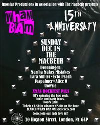 ROWSIE - Wham Bam 15th Anniversary Xmas Concert (Rescheduled)
