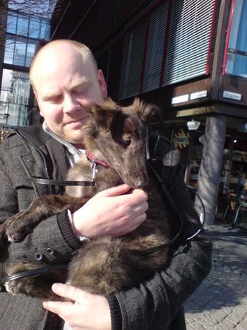 I live in Norway now. This is me, hugging my Viking Dad - Odd-Ivar
