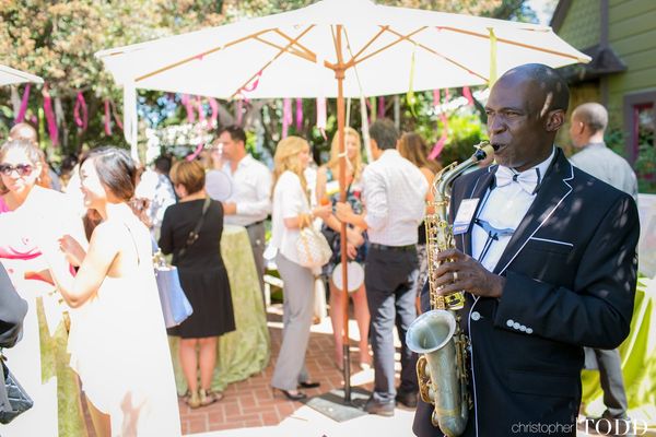 Enjoy Ambient Jazz Saxophone for your guests during your Refreshment or Cocktail Hour.