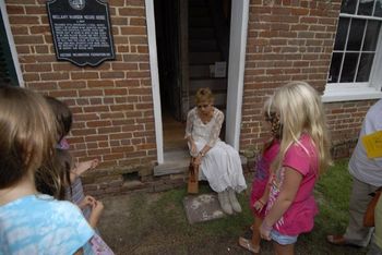 Showing the kids The Dancing Man Bellamy Mansion October 2010
