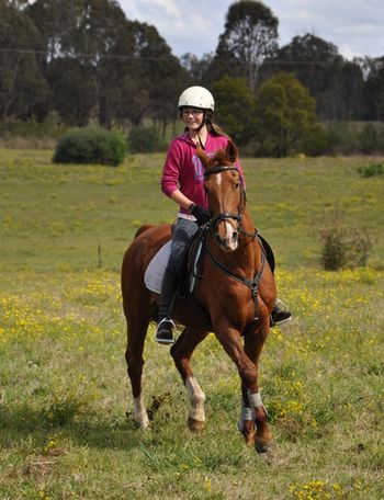 ridden by "Kristie" Canyonleigh Unforgettable
