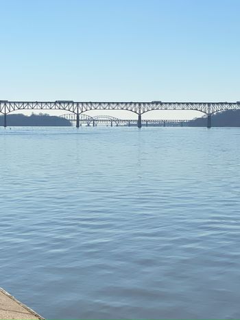 Port Deposit looking toward the bridges.
