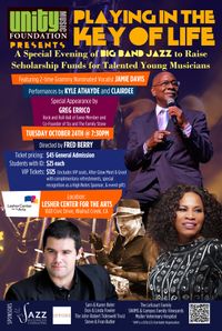 Playing in the Key of Life: A Special Event of Big Band Jazz to Raise Scholarship Funds for Talented Young Musicians