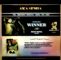 "Drink"
2016 The Akademia Music Awards Winner
Best Rock Song (March)