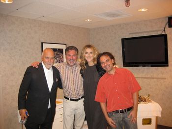 with Celine Dion
