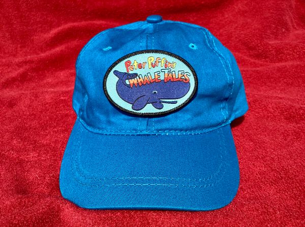 Smiling Whale Patch on Ball Cap