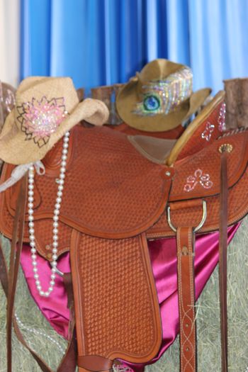 Gypsy Luxe in Austin added sparkle to Boots, Hats & Saddle for Carol's Display.
