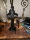 Black ebony stand alone cross 