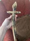 Black and Tan driftwood cross