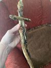 Black and Tan driftwood cross