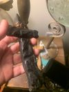 Black ebony small wall cross 