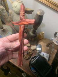  small delicate cedar cross 