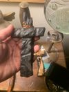 Black ebony small wall cross 