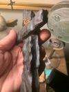 Black ebony small wall cross 